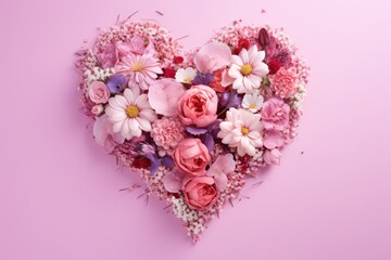 Heartfelt Blooms in Pink Delight