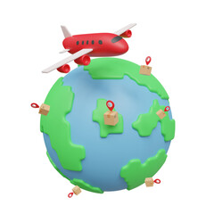 Worldwide Air Parcel Tracking Concept