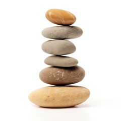 Balancing Act: A Tower of Stones Defying Gravity and Time