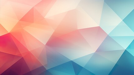 Obraz premium Triangle based soft color abstract background
