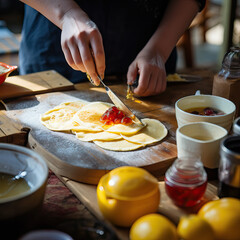 Market to Griddle: Sustainable Ingredients for Pancake Creation on Shrove Tuesday, Pancake Day, Mardi Gras