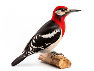 Obraz premium Woodpecker Studio Shot Isolated on Clear White Background, Generative AI