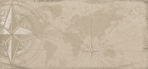 Ancient map vintage background colorful