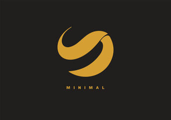 Minimal logo design vector template. Icon symbol vector.