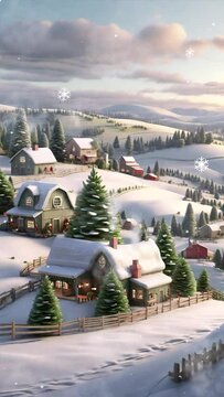city rural in winter