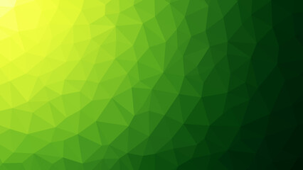 Green low poly triangle mosaic backdrop, polygon background for web, banner, flyer, presentation. - obrazy, fototapety, plakaty