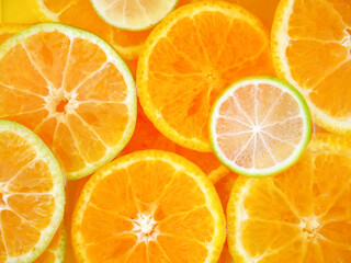 Top view of orange 05