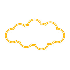 Neon Cloud Icon