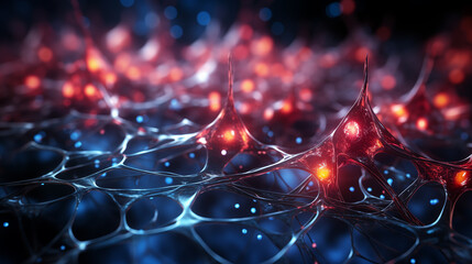 human nervous system - obrazy, fototapety, plakaty