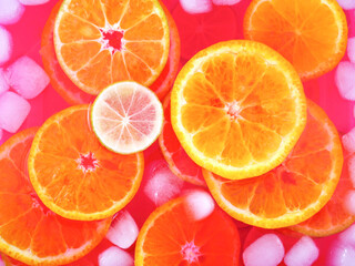 Top view of orange 02