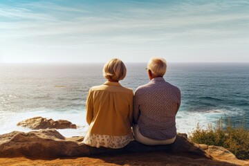 Fototapeta premium The Joyful Connection: A Heartwarming Moment of Smiles and Love