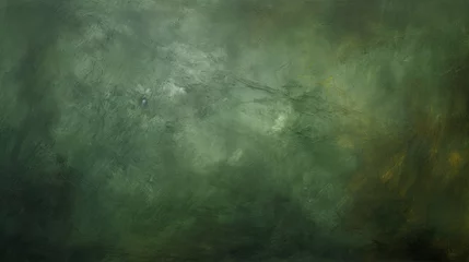 Foto op Plexiglas Abstract painting background texture with dark olive © Stormstudio