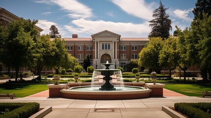 Fototapeta premium La Verne, California city limit sign. Town sign from the USA.