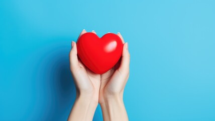 Obraz premium Love and Affection: Embracing a Symbol of Passion, Care, and Devotion