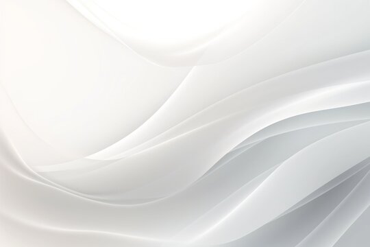 White grey curve waves flowing abstract background looping animation © venusvi
