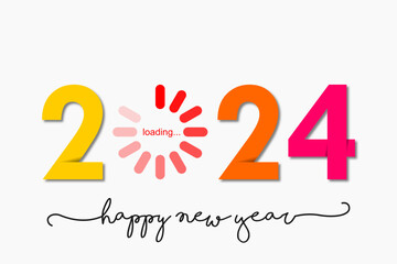 2024 - happy new year - best wishes 2024 background