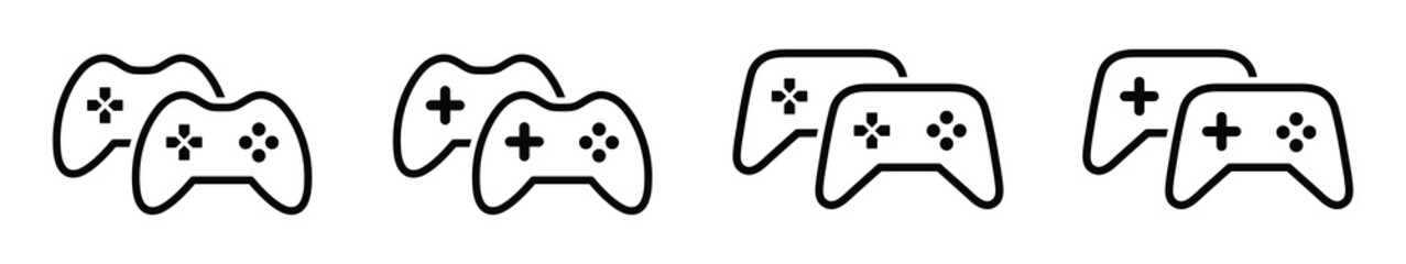 Joystick icon. Game console set icon, vector illustration