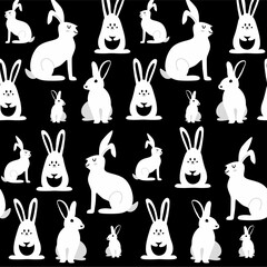 Cute animals winter pattern