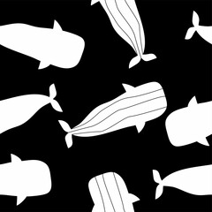 Cute animals winter pattern