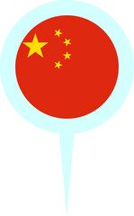 China Location Marker