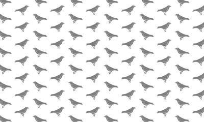Crow bird illustration for background design vector