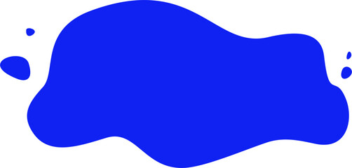 Vector neon spot for text. Blue background on white background. Isolated image. For banner, card