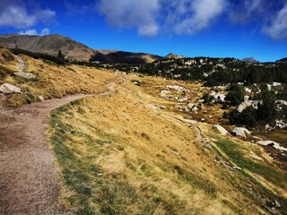 path in the mountains
