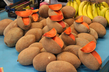 Mamey in the market