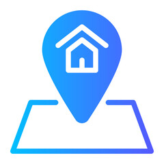 location gradient icon