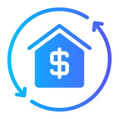 refinancing gradient icon