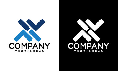 Letter M W MW WM logo design concept. Elegant vector logo template