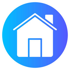 home gradient icon