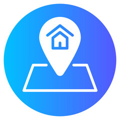 location gradient icon