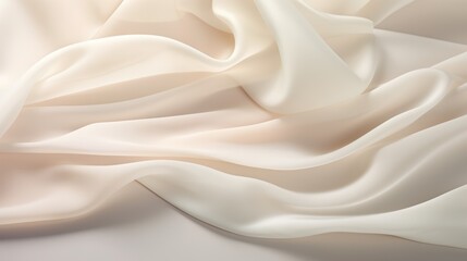 Obraz premium a close up of a white fabric with a very smooth design on the top of the fabric and the bottom of the fabric with a very smooth design on the bottom of the fabric.