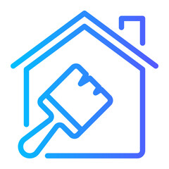 renovation gradient icon