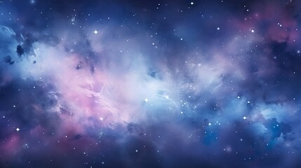 Obraz premium Universe of neon colors. Colorful universe with colors merging. Stars, nebulae, star dust, smoke... Creative, magical and high quality universe.