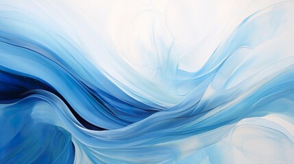 Fototapeta premium Abstract blue color background. Dynamic shapes composition. technology waves paint elegant paint watercolor