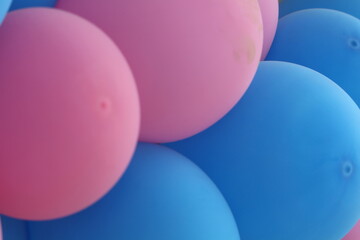 Abstract colourful geometric balloons for Holidays, celebration, event background. Christmas background.