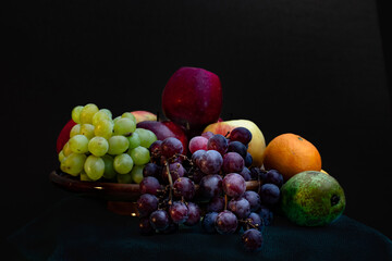 still life with fruits