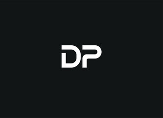 DP  letter logo desigen and initial logo desigen - obrazy, fototapety, plakaty