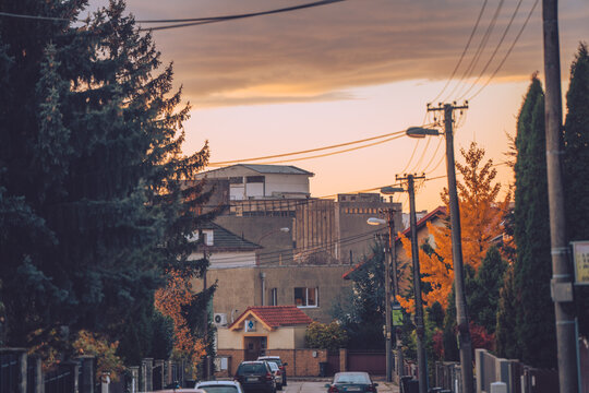 Evening in the city