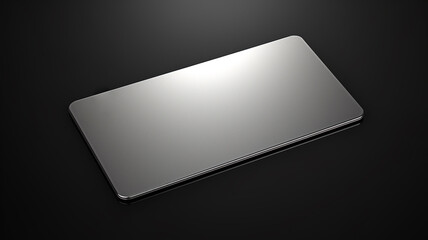 rectangular silver tag