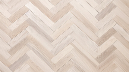 pattern of a white oak wooden parquet floor - obrazy, fototapety, plakaty