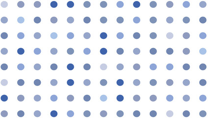 Universal raster halftone pattern of colored dots on white