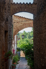 Fototapeta na wymiar Sam Gemini, old town in Terni province, Umbria