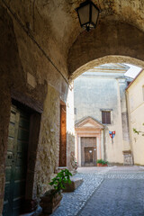 Fototapeta na wymiar San Gemini, old town in Terni province, Umbria