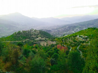 Fototapeta na wymiar landscape in the mountains 