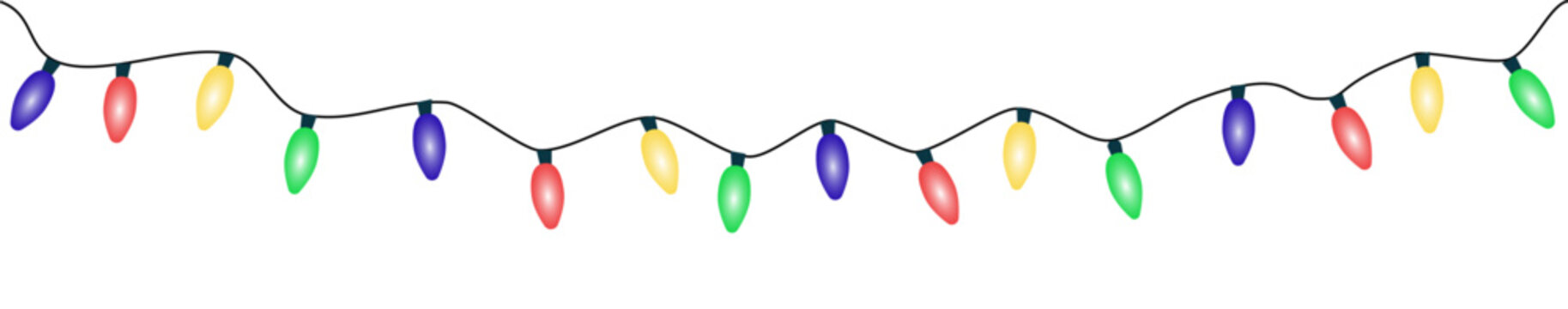 strand of vintage christmas lights