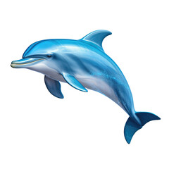 Dolphin isolated on transparent background