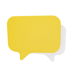 3d rendering Chat Bubbles icon object - obrazy, fototapety, plakaty